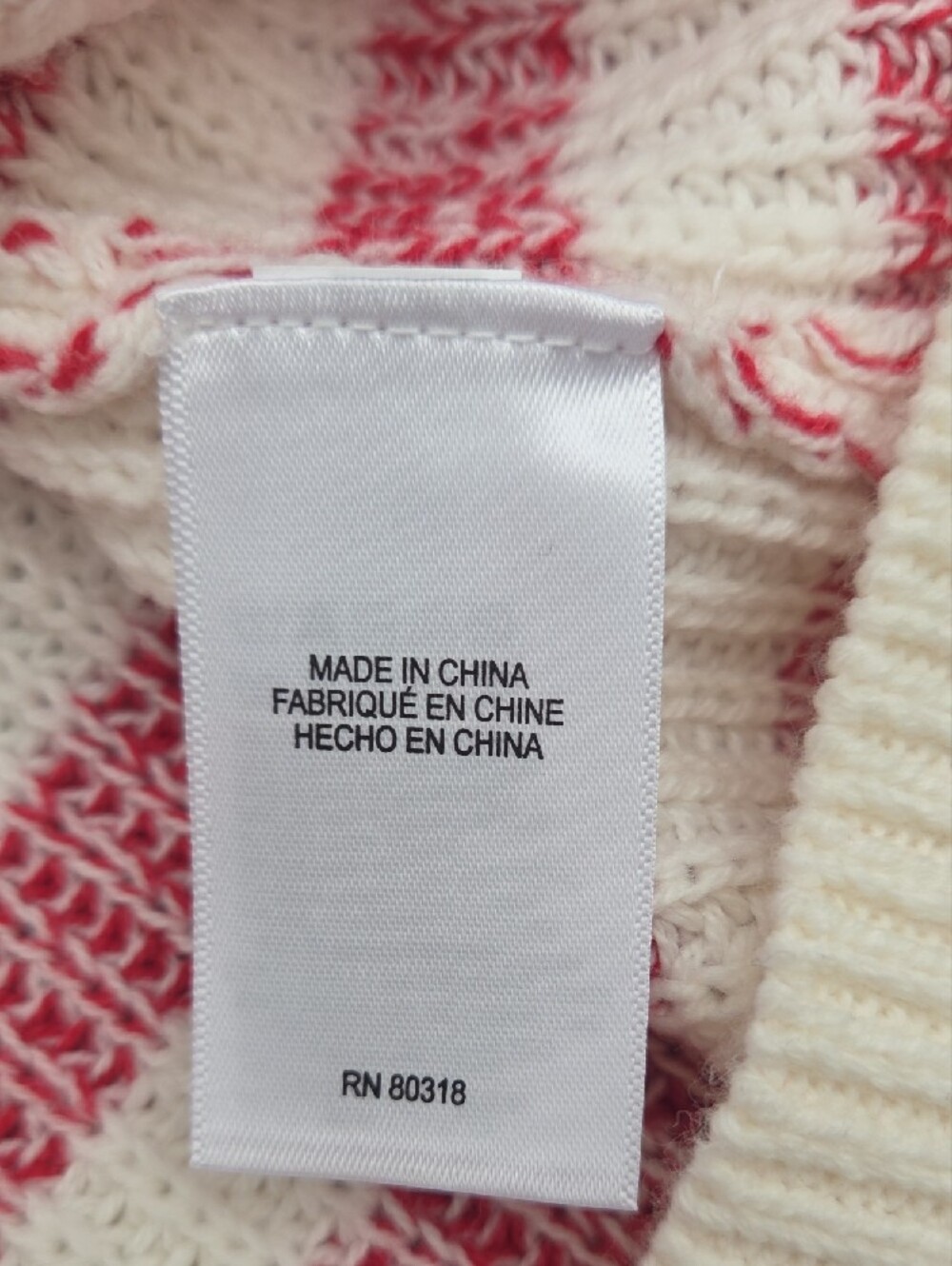 Lucky Brand Knit Tank Top Red White Blue Large - Picture 8 of 9